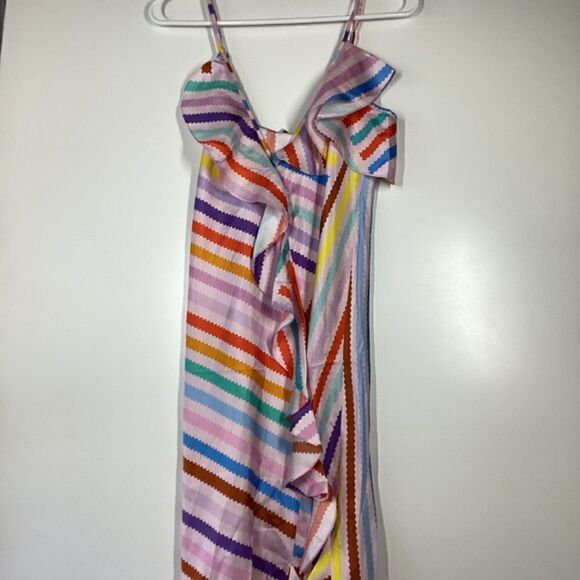 Brogger Edith slip Dress pink multicolors‎ size medium NWT - Picture 5 of 15